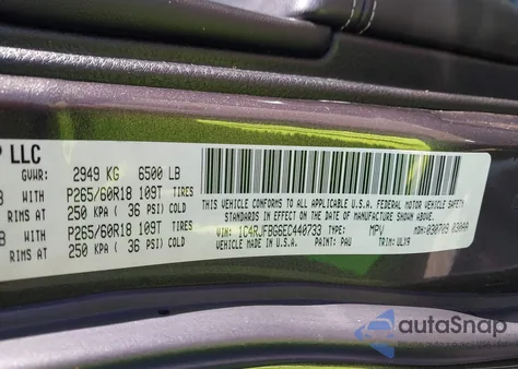 2014 Jeep Grand Cherokee Limited из США, поврежденный, VIN 1C4RJFBG6EC440733